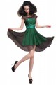 Europe fashion lady overall dress-summer dress of the transparent gauze double-swing skirt pendulum