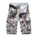 Summer Mens Stylish Camouflage Casual Shorts Pockets Pants Trousers 