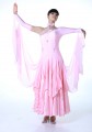 Ladies Ballroom Modern Waltz Tango Dance Dress-Over all dress-Rose#MDL114070
