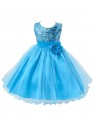 Girl's Sequins Princess Dress Fancy performance Costume for wedding dance party#067