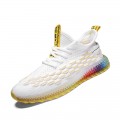  Men sneakers Knitting Running Shoes 4D print Jelly bottom Coconut shoes#L-2227