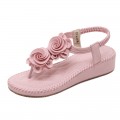 Women's flip-flops sandal shoes of Flowers Bohemia styles#V238-12