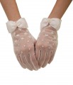 Women Korean yard bow Party bridal wedding gloves-Dance Opera gloves#9900-39
