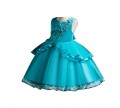 Girl's Performing Princess Dress Beads Flowers Gauze bubble skirt for party#725