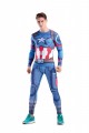 Men’s Captain America cycling long sleeves jersey suit swear Sports T-shirts pants#020