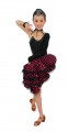 Girls/Lady Latin salsa cha cha tango Ballroom Dance Dress-Over all 4sets-Dot print tyles