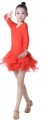 Girls/lady Ballroom latin dance dress-Overall Regulation styles-Red#RLD1308