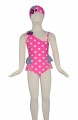 Sweet&lovely Girls swimdress-Child Girls UV Beachwear-Children's siwmsuits