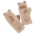 Girls velvet thick warm mittens cartoon gloves winter christmas gifts#1095