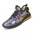 Men anime sneakers Knitting Running Shoes Coconut Board shoes#L-752